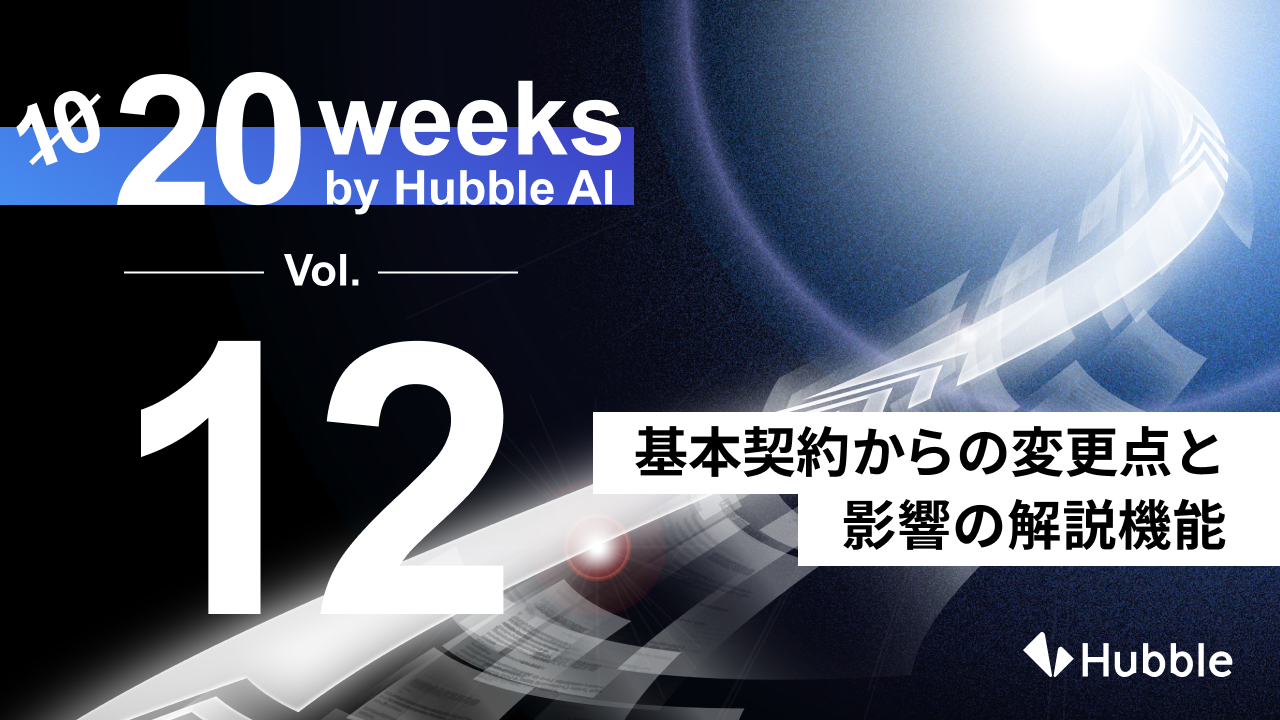 beltway7's tweet card. 契約業務・管理クラウドサービス「Hubble（ハブル）」を提供する株式会社Hubble（本社：東京都渋谷区、CEO：早川 晋平、CTO：藤井 克也、CLO：酒井 智也）は、契約業務フローの進行や意思決定を支援する契約AIエージェント「Con