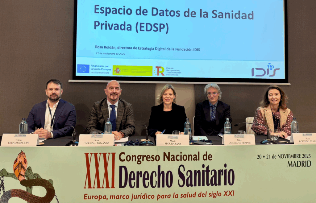 isanidad's tweet card. El Espacio de Datos de la Sanidad Privada busca posicionarse como "nodo esencial" de conexión con el Espacio Europeo de Datos de Salud