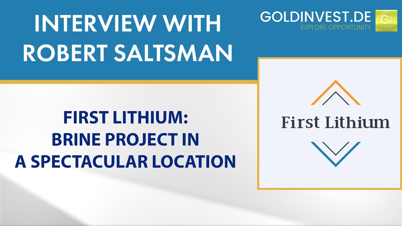 FirstLithium's tweet card. First Lithium: Lithium Brine Project in a Spectacular Location