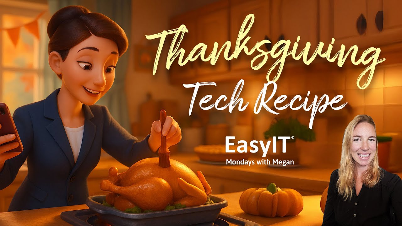 EasyITservices's tweet card. Using Technology to Simplify Your Thanksgiving Cooking