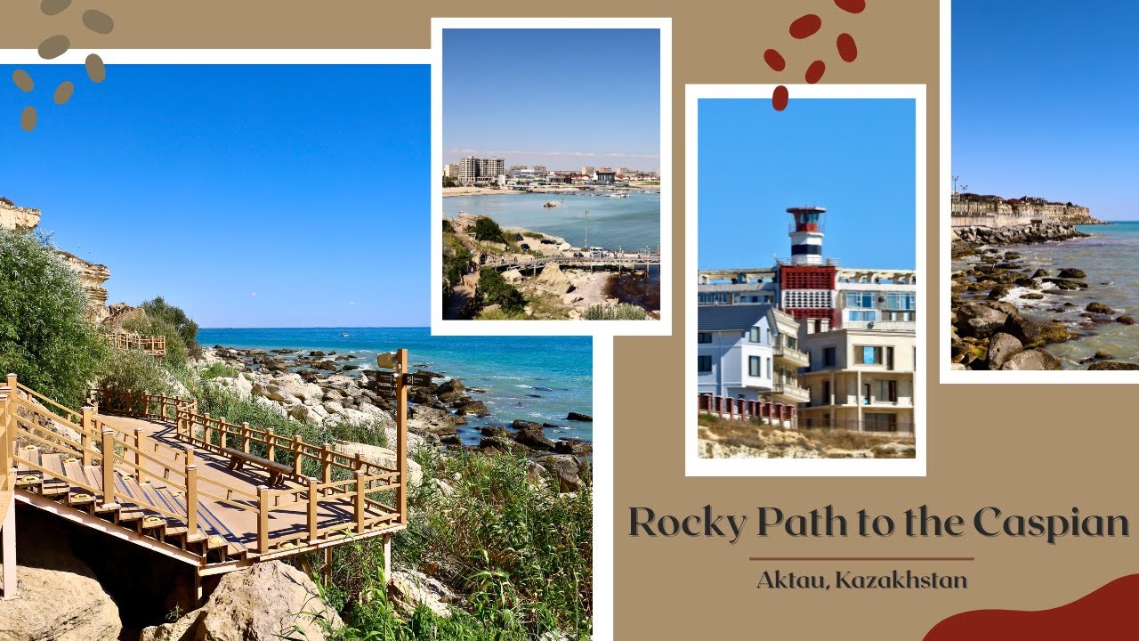 BuzzTravelBlog's tweet card. Adventure Awaits: Walking the Skalnaya Tropa Promenade in Aktau,...