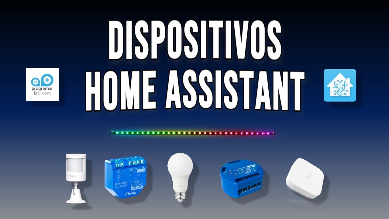 programarfacilc's tweet card. Dispositivos compatibles con Home Assistant