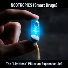 ByteAndPieces's tweet card. Nootropics (Smart Drugs): The 'Limitless' Pill or an Expensive Lie?