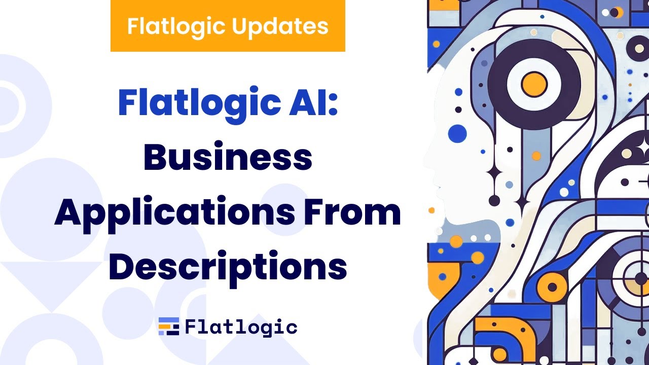 flatlogic's tweet card. Flatlogic Generator: Business Applications from Descriptions with AI