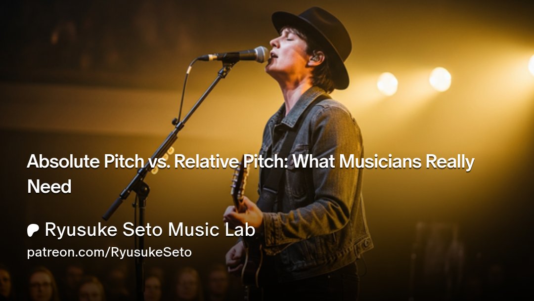 ryusukeseto's tweet card. Get more from Ryusuke Seto Music Lab on Patreon