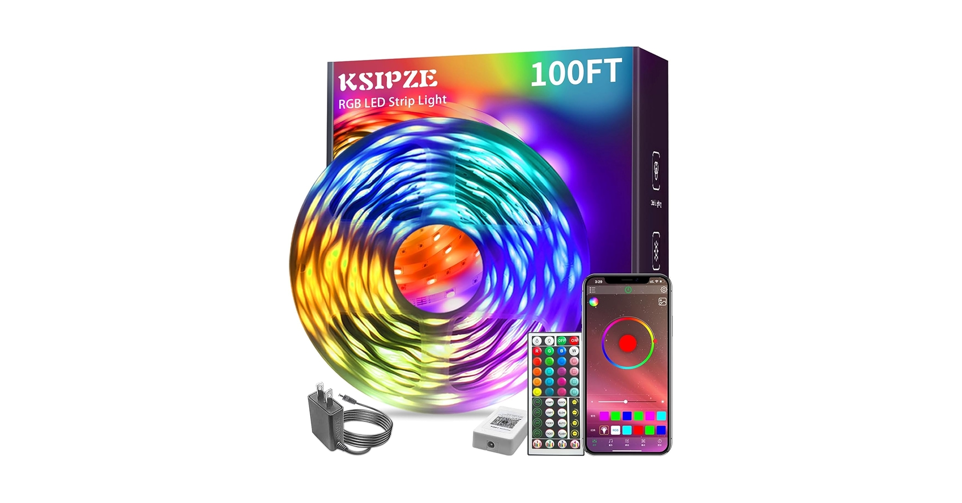 BudgetTechBit's tweet card. led strip lights