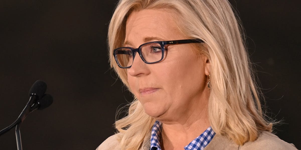 newrepublic's tweet card. This is Cheney's second Democratic nomination this election.