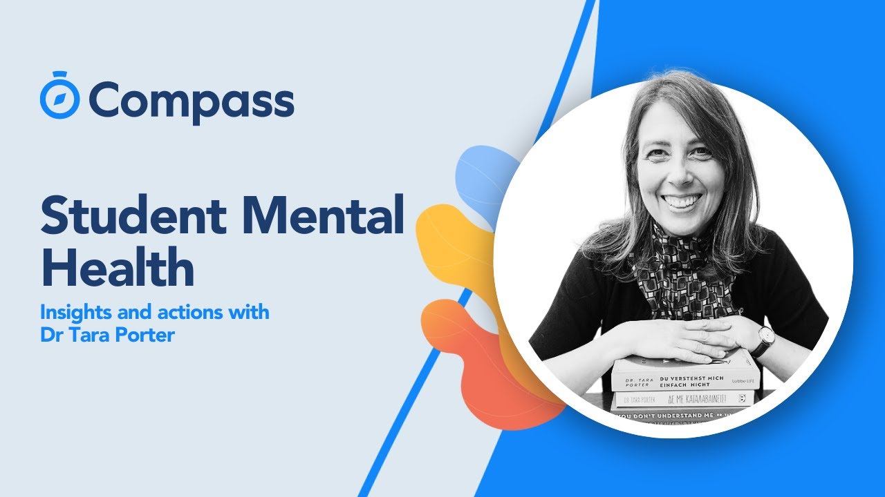 CompassMIS's tweet card. Compass Webinar: School Impact on Student Mental Health | Actionable...