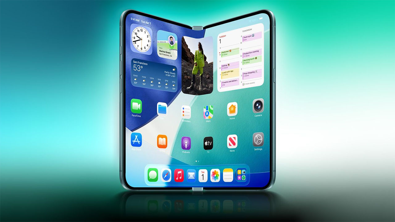 benchrs's tweet card. Prvi Appleov uređaj sa savitljivim ekranom, iPhone Fold navodno donosi 24 MP kameru ispod ekrana i bateriju veću od 5.000 mAh, što su dve najveće noviteta na ovom delu tržišta mobilnih telefona