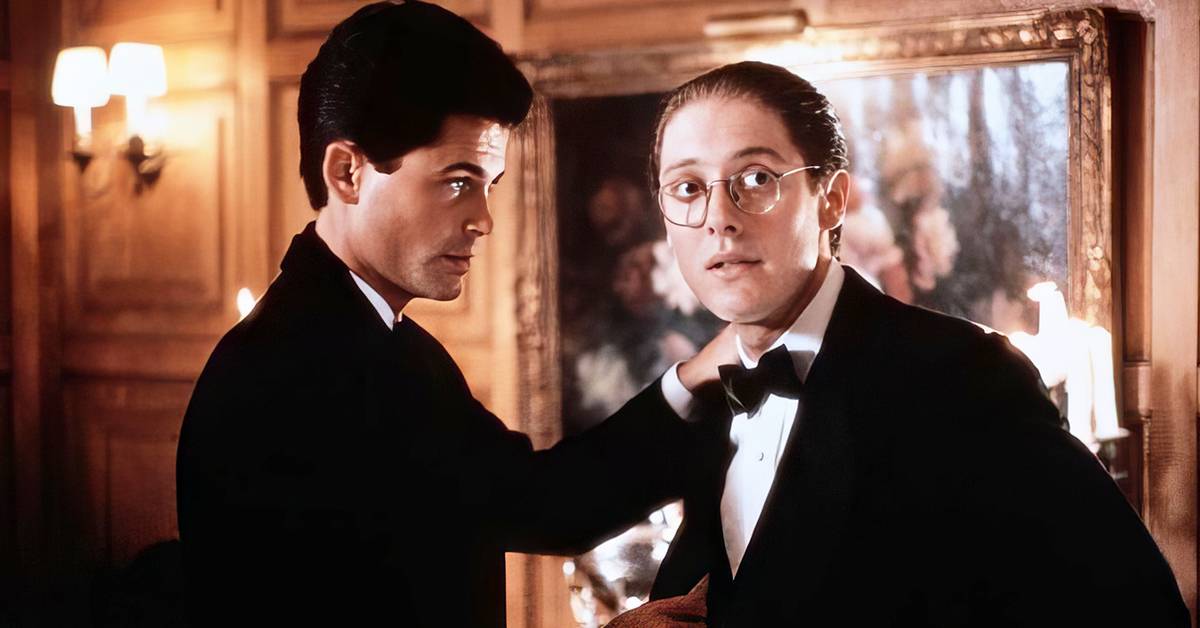 RobLowe's tweet card. You can't be a lovable Brat Packer forever.