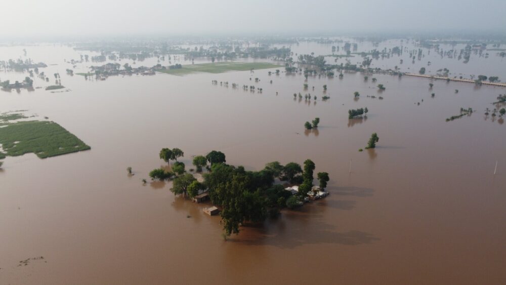 GNET_research's tweet card. Climate Catastrophe: Militants’ Manipulation of Climate Narratives in Pakistan