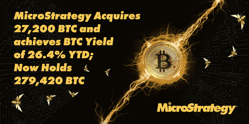 saylor's tweet card. Nov 11, 2024