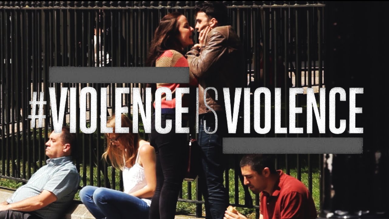 mankind's tweet card. #ViolenceIsViolence: Domestic abuse advert Mankind