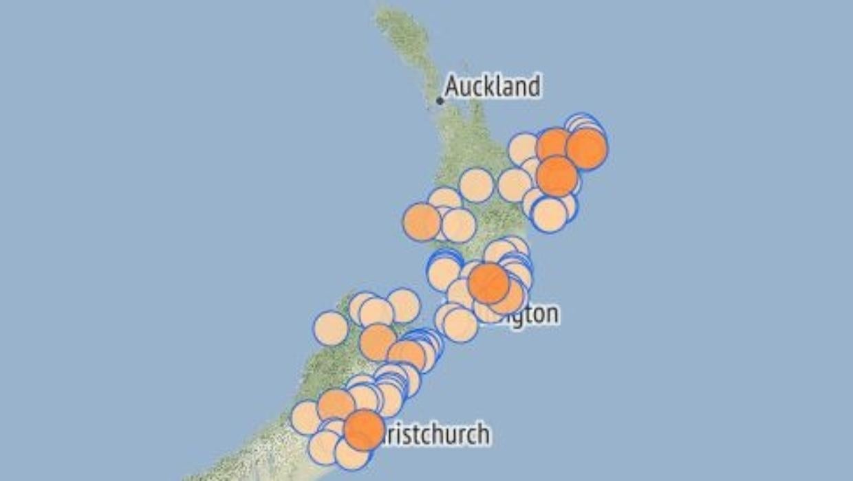 ModelsTransNYC's tweet card. A magnitude 6.9 quake north of NZ confused Geonet's systems, which registered "ghost quakes".