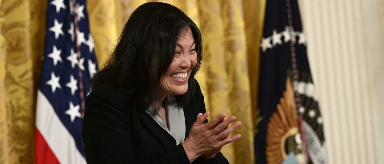 clicktecs's tweet card. President Joe Biden nominated an extraordinarily radical candidate for U.S. Secretary of Labor who wants to wield bureaucratic power to raise your taxes.