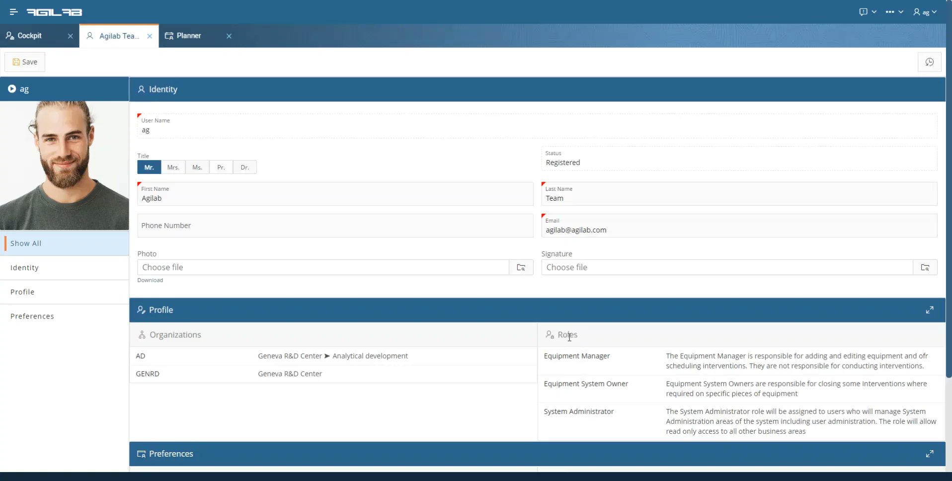 AgiLabPlatform's tweet card. Sneak Peek of new AgiLab Platform UI and Personal Planner