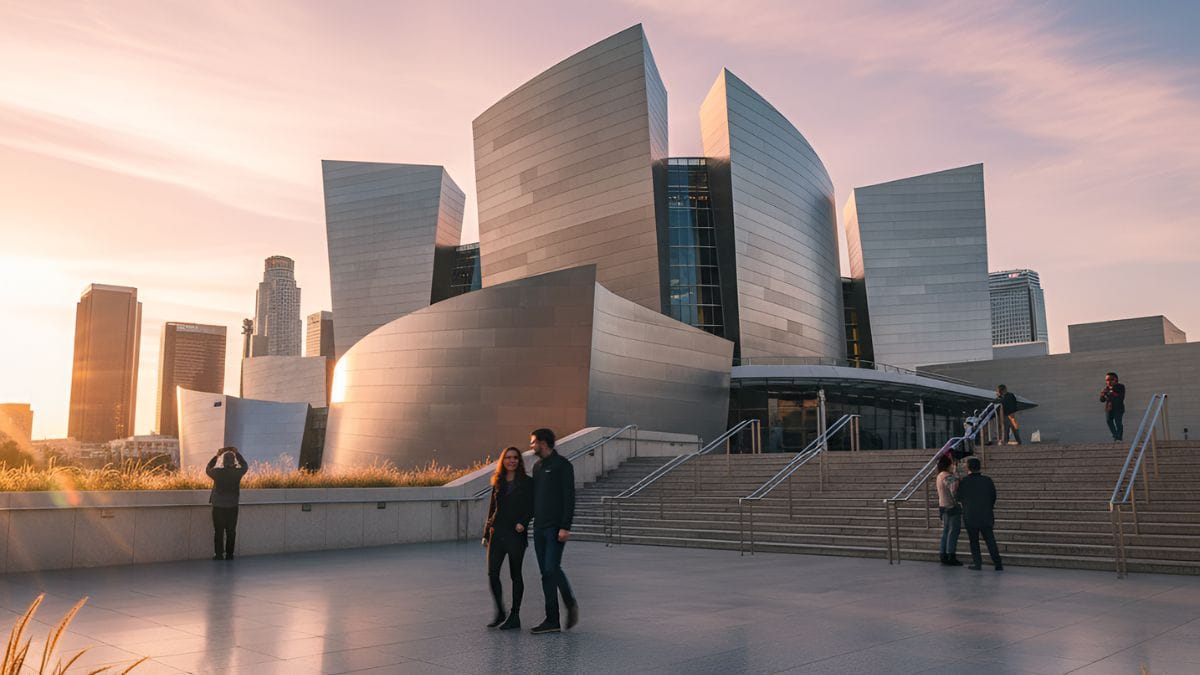 thetraveler_org's tweet card. The most stunning buildings and design spots to explore in Los Angeles right now.