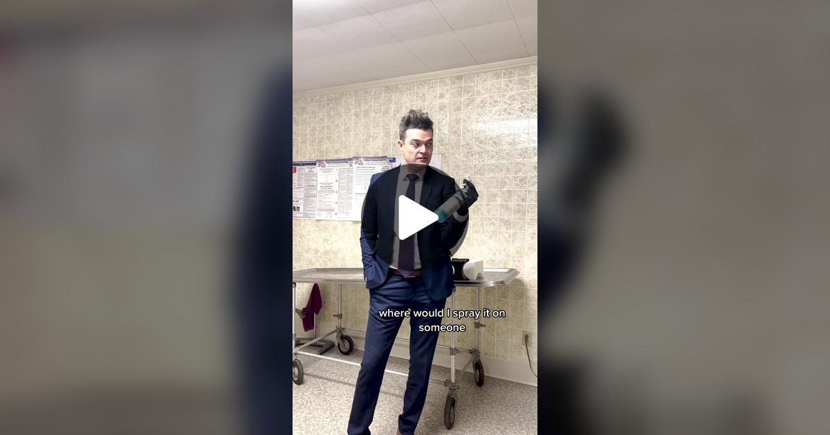 nathanmorris's tweet card. 296.1K likes, 1637 comments. “Where would I spray this?”