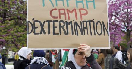 TorontoStar's tweet card. RAFAH, Gaza Strip (AP) — Israeli strikes on the southern Gaza city of Rafah overnight killed 22 people, including 18 children, health officials said Sunday, as the United States was