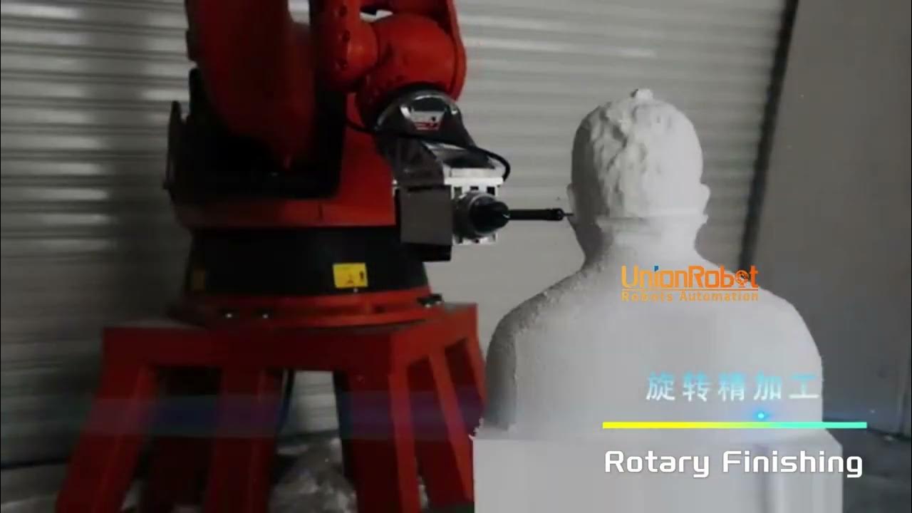sprutcam's tweet card. Reverse scanning technology, robot engraving application#Kuka...