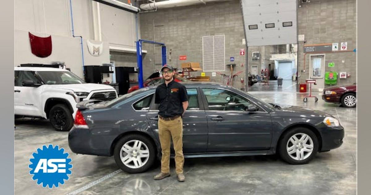ASEtests's tweet card. Drew Boldt thought he'd found his job—then he found his calling. What started as a detailing gig became a turning point when he discovered the Collision Engineering program. The...