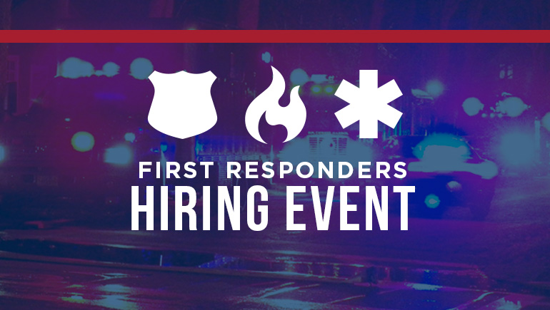 mccsCP's tweet card. First Responders Hiring Event
