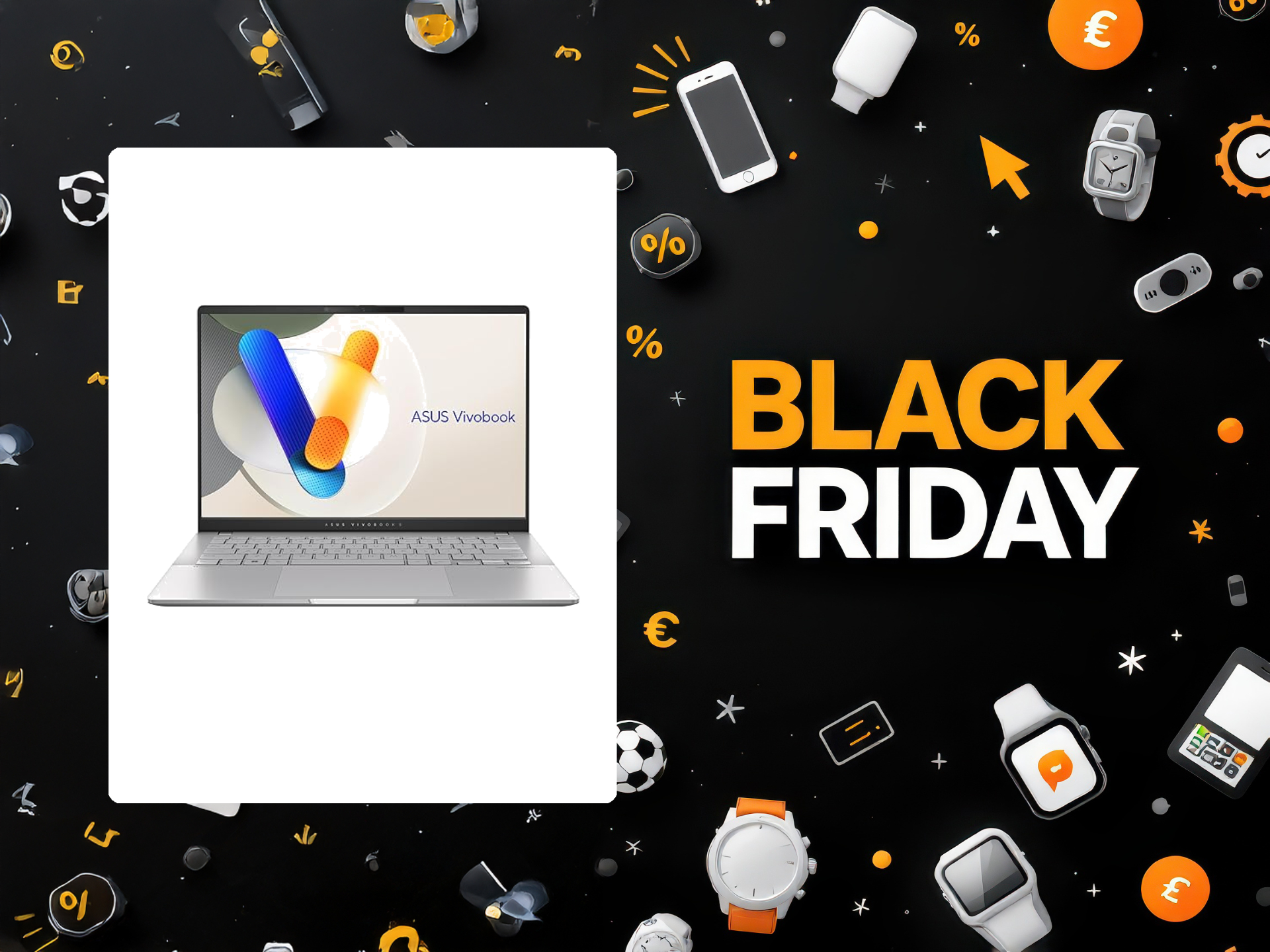 TuttoTechNet's tweet card. Asus Vivobook S 14 OLED con processore AMD Ryzen AI 7 350 in offerta su Amazon a 662€ invece di 1.099€. Display OLED 14", 16GB RAM e SSD 512GB in sconto del 40%.