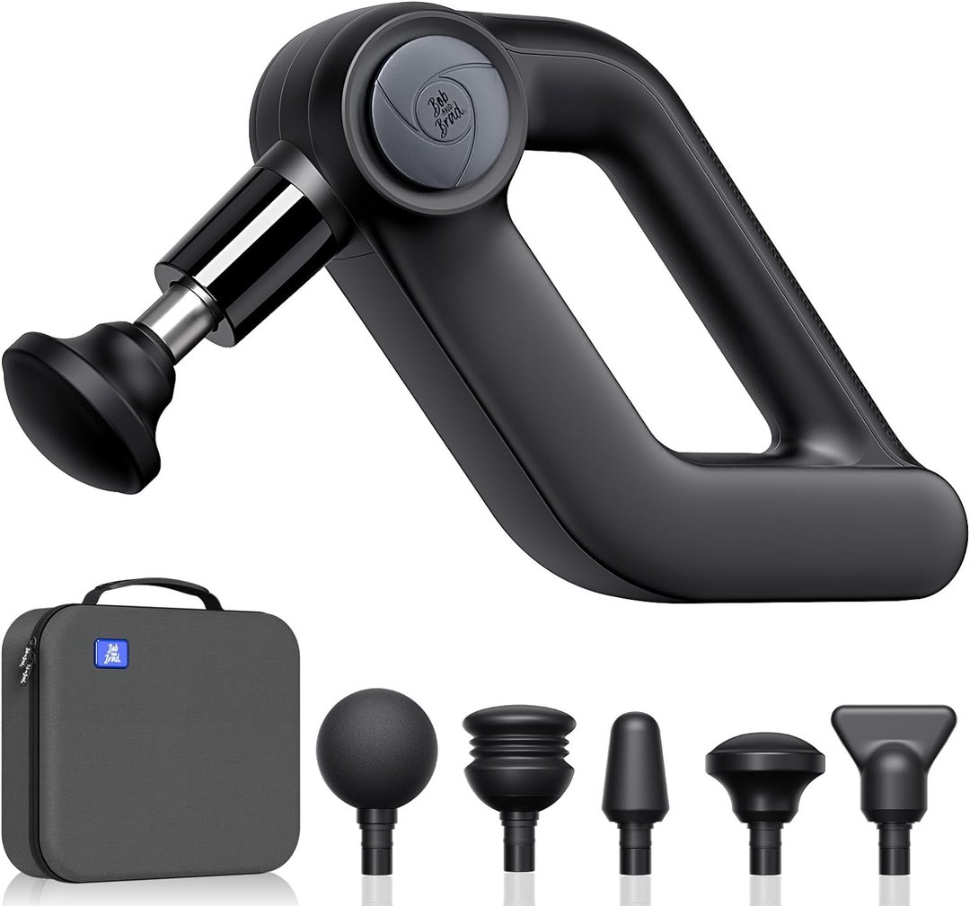 Blogger__Hound's tweet card. We are giving away a Bob and Brad D5 Massage Gun!!!! About this item Professional-Grade Deep Tissue Massage Gun: Meticulously engineered with a high-powered brushless motor, the D5 Pro stands as one...