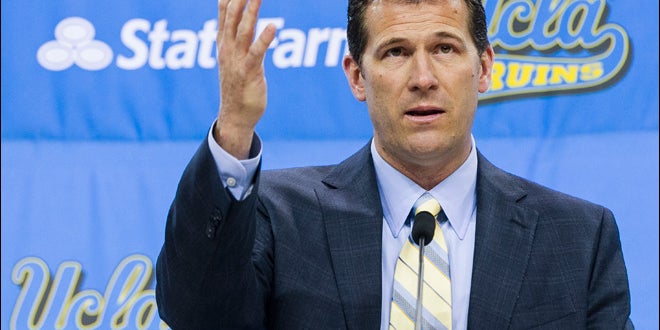 RedondoRob's tweet card. The dubious honors for Steve Alford at UCLA are stacking up, among them: The worst winning percentage of a coach at UCLA in his first five seasons since 1948...