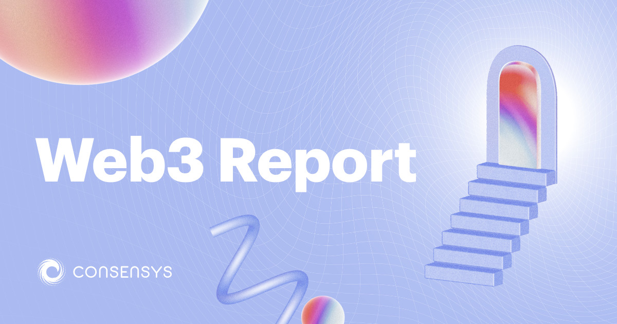 Consensys's tweet card. The DeFi data, context, NFTs, tools, and trends that defined Web3 in Summer 2021.