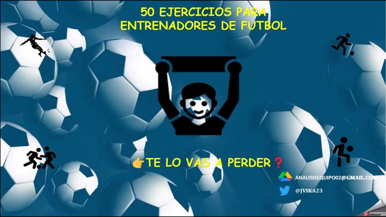 jvika23's tweet card. 50 EJERCICIOS DE FUTBOL