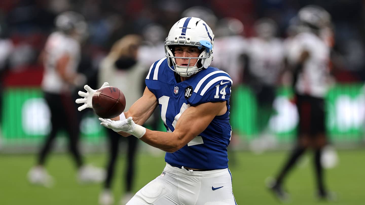 JustinM_NFL's tweet card. The Tennessee Titans will enter the offseason searching for help at wide receiver. Right now, rookie fourth-round picks Chimere Dike and Elic Ayomanor are servi