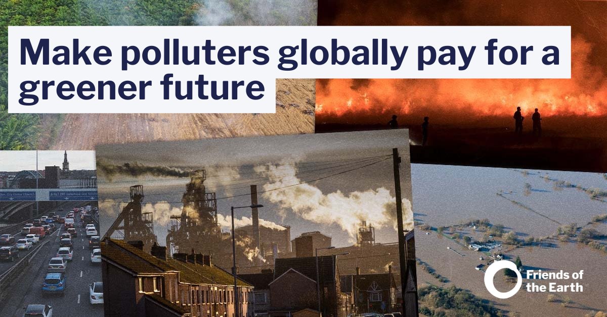 grumpyoldbugger's tweet card. The world's most polluting companies are actively working to block climate action – all for the sake of profit. We've had enough. From extreme weather to energy and food prices, the climate