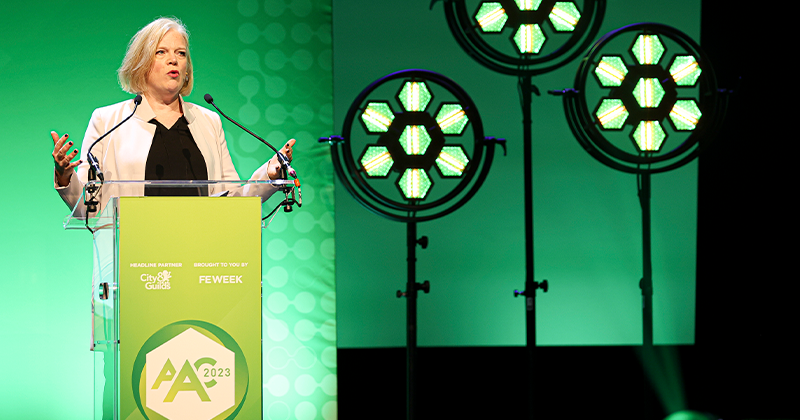 _MyFutureChoice's tweet card. UCAS chief executive Clare Marchant confirms work has begun with IfATE with announcement by the end of 2023.