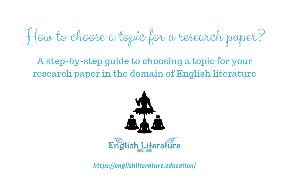 EngLiterature_E's tweet card. How to Select a Research Topic for Your Paper- with examples - English Literature