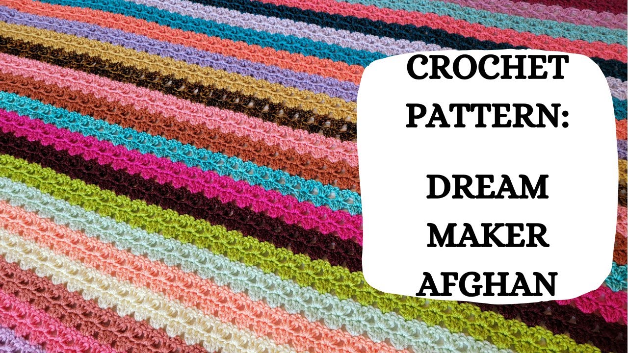 Crochetmelovely's tweet card. Crochet Pattern: Dream Maker Afghan | Tutorial, DIY, Beginner...