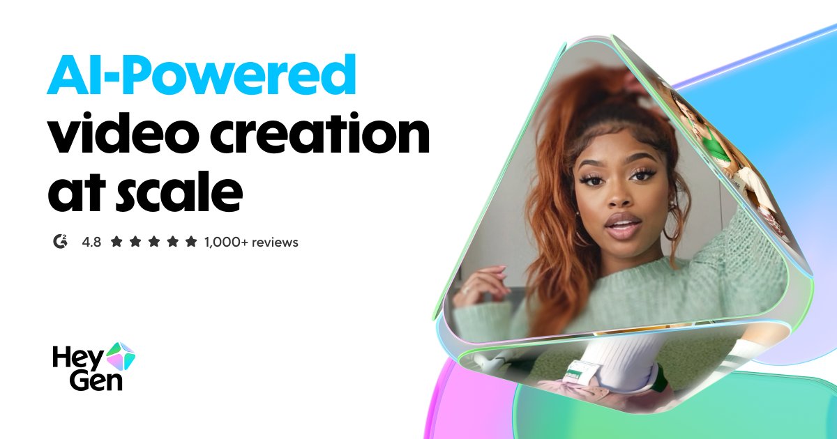 amitcoder1's tweet card. Create AI videos from your ideas using HeyGen. Input text, image, or audio to create complete videos with narration, captions, visuals, and animations.