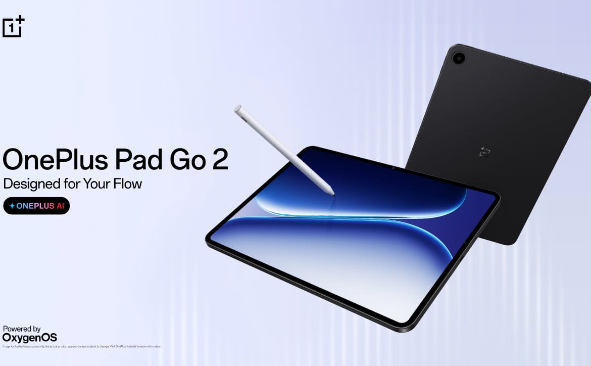 techaeris's tweet card. The OnePlus 15 is still smoking from its global launch, and now, here come the OnePlus Pad Go 2 and the OnePlus 15R.