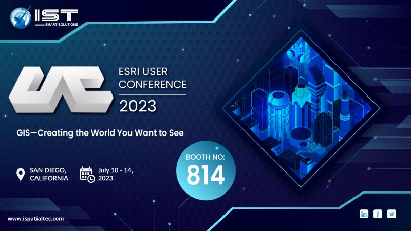 Md_Sheikismail's tweet card. Meet iSpatial Techno Solutions (IST) Team at Esri User Conference 2023. #ist #iSpatialTec #esri #esriuc2023 #esripartner #esriuc