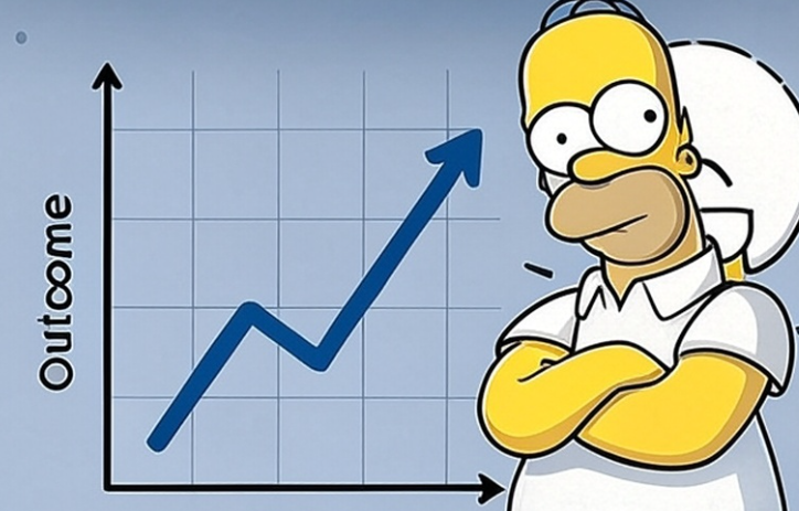 Dat_ScienceGirl's tweet card. Ever drawn a conclusion from a clear data trend, only to find the exact opposite is true when you examine the details?