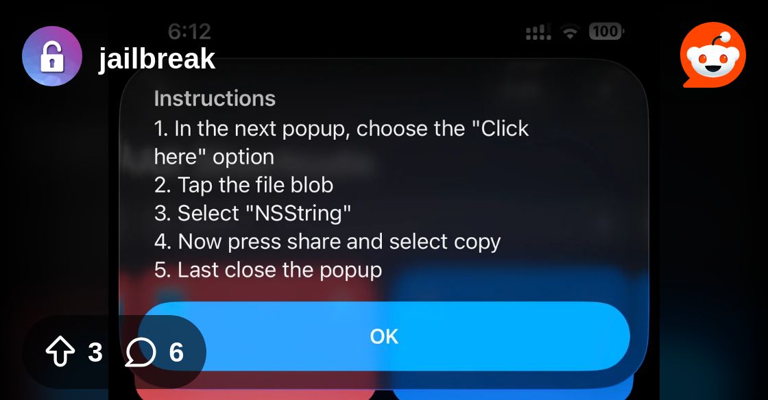 VicBioDev's tweet card. Explore this post and more from the jailbreak community