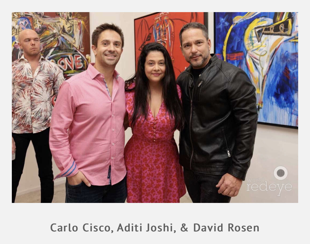 Aditi_V_Joshi's tweet card. A look back at Art Basel week in Miami. Some of my fave moments during Art Basel Miami Beach -Loved going to David Rosen Art galleries in Wynwood. And thanks to Select, I got a shout out in the World...