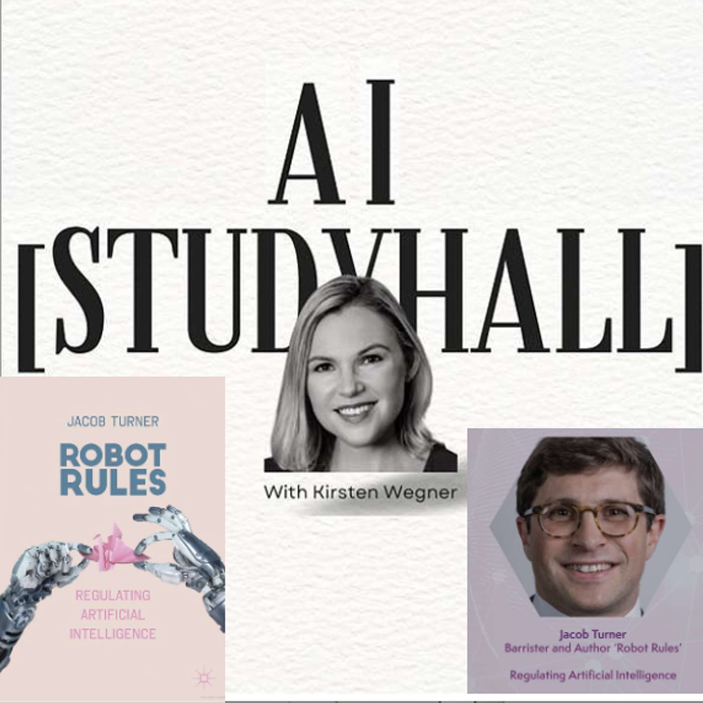 AIStudyHall's tweet card. AI[StudyHall] - Decoding AI Ethics: A Conversation with "Robot Rules"...