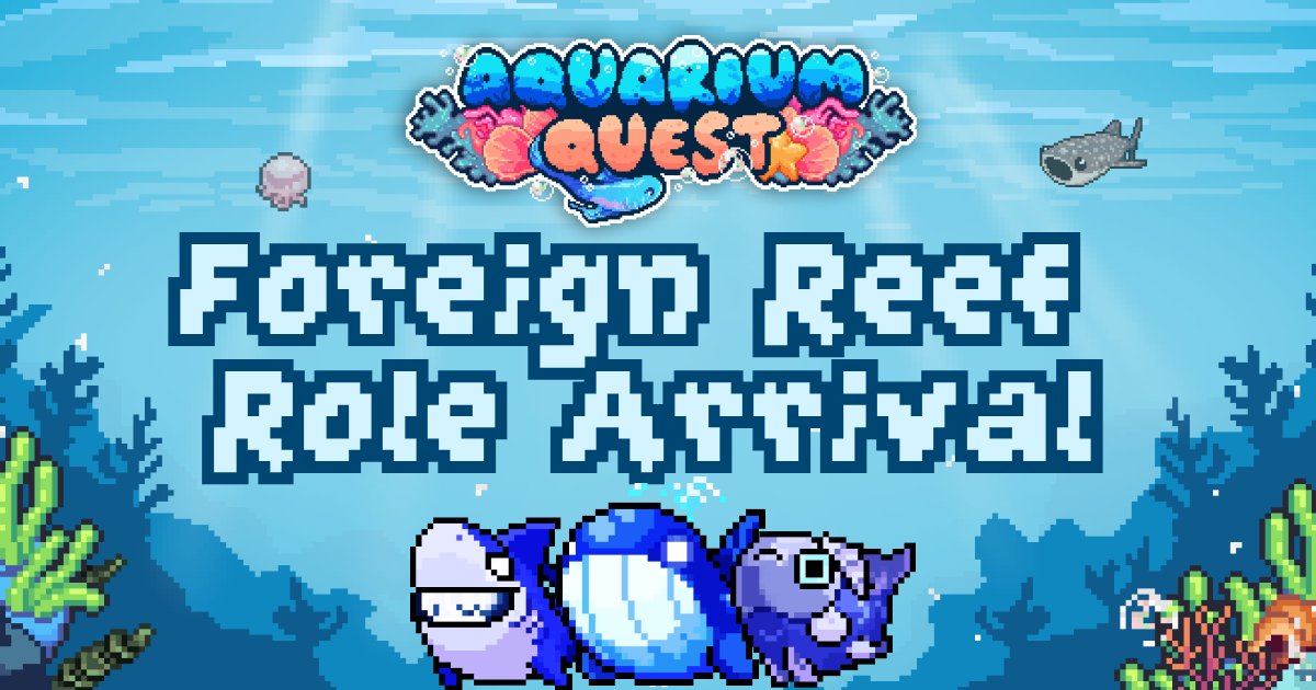 AquariumQuestCo's tweet card. Welcome to the Aquarium Quest Community!