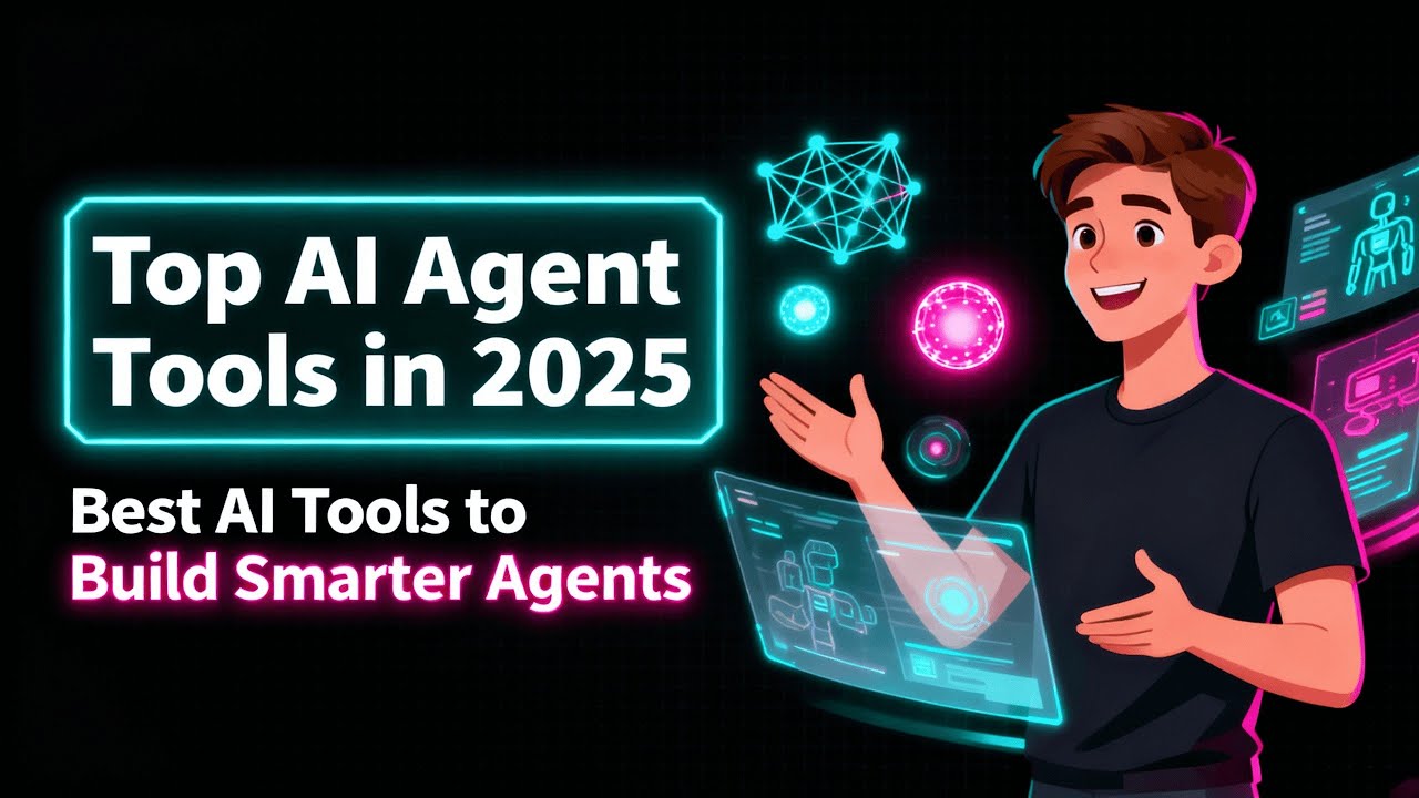 learnitguide's tweet card. Top AI Agent Tools in 2025 - LangChain, CrewAI, AutoGPT and More