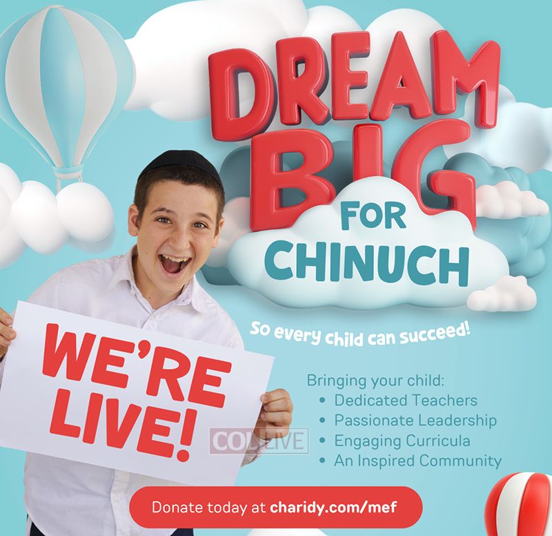 COLLiveNews's tweet card. For the next 36 hours, our community has the opportunity to empower real change. It all starts with the Chinuch that our children receive today, since that is what will shape their decisions in the...