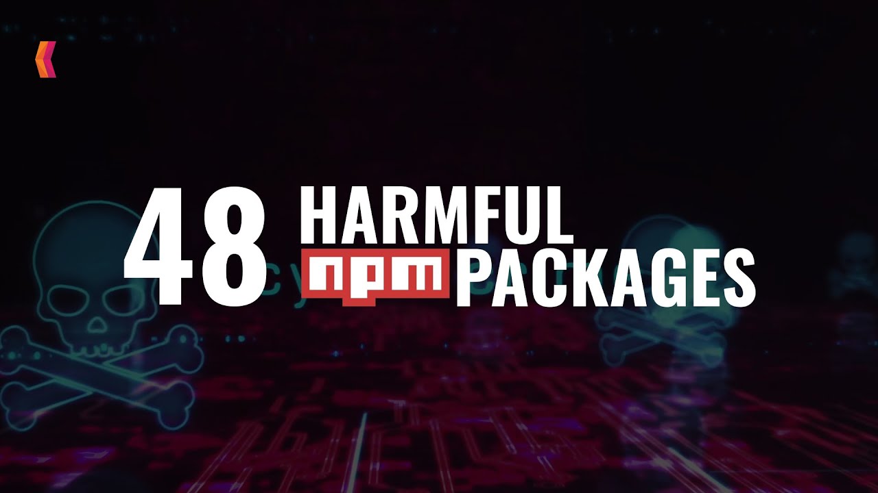 kratikal's tweet card. 48 NPM Packages Detected with Hidden Threats