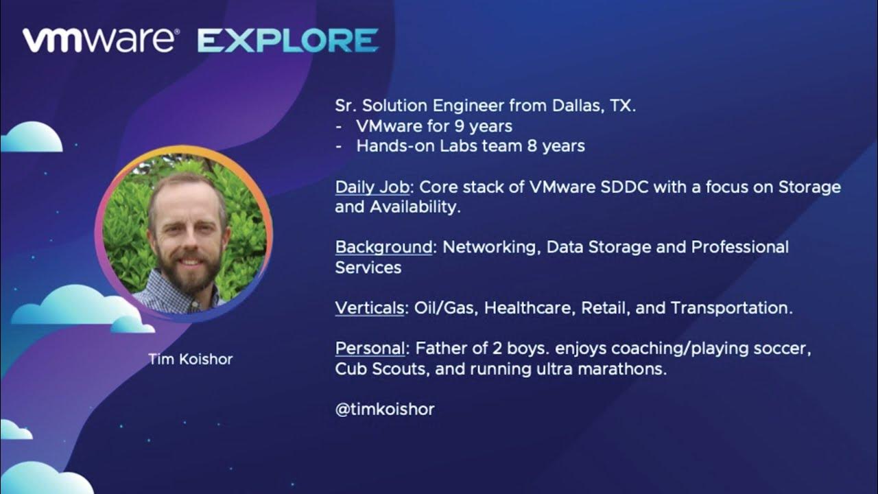 cemreguenay's tweet card. Self-Guided Workshop: VMware Site Recovery Manager for Data Center...