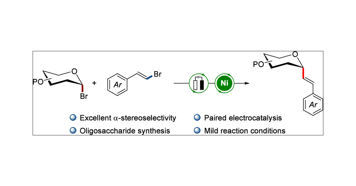 SCORE_Lab_Lyon's tweet card. C-alkenyl glycosides represent an important class of carbohydrates that includes numerous biologically active compounds. We developed a stereoselective and sustainable strategy using anomeric...