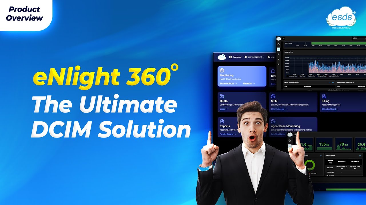 ESDSDataCenter's tweet card. The Ultimate Data Center Infrastructure Management (DCIM) Tool |...